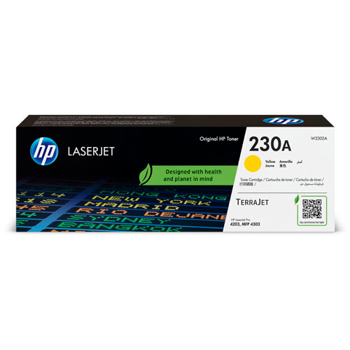 HP 230A, Tóner, Amarillo, Original