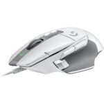 Logitech G502 X, Cableado, USB, Blanco