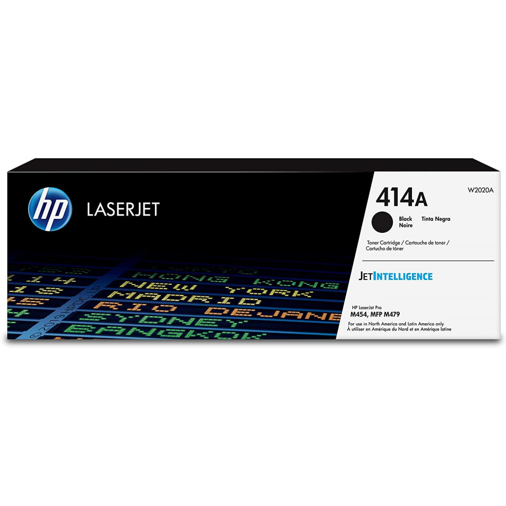 HP 414A, Tóner, Negro, Original