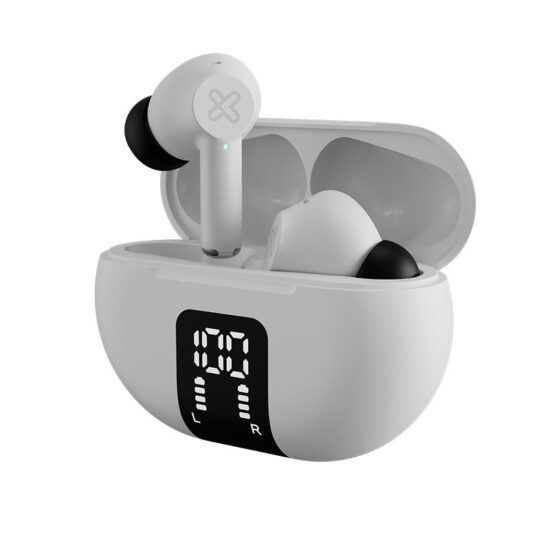 Klip Xtreme KTE-755WH, In-ear (earbuds), 22 horas batería, Bluetooth (inalámbrico), ANC, Blanco