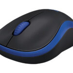 Logitech M185, Inalámbrico, 2.4 GHz, Azul