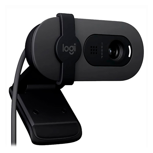 Webcam Logitech Brio 100, Full HD, USB-A, Grafito