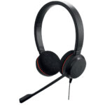 Jabra Evolve 20 USB C/A MS Stereo, In-ear, Cableado USB-C