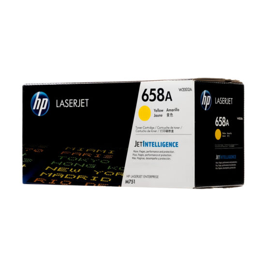 HP 658A, Tóner, Amarillo, Original