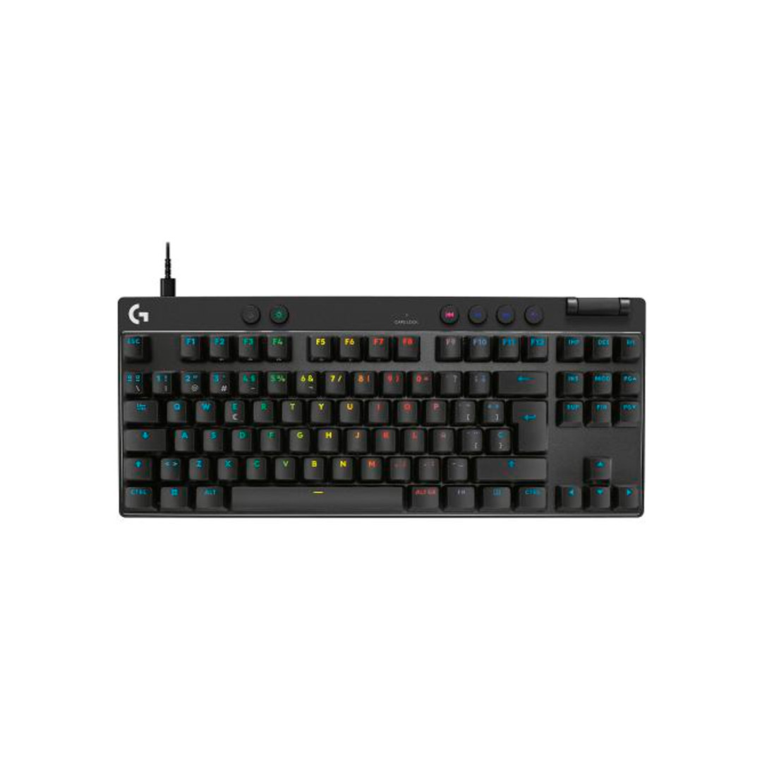 Logitech PRO X TKL RAPID, Keyboard, Wired, USB-C, Black