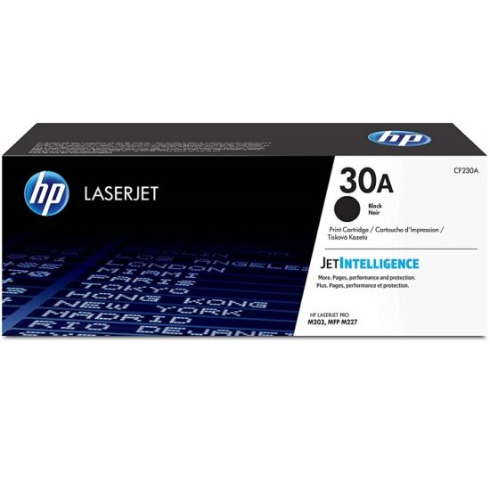 HP 30A, Tóner, Negro, Original