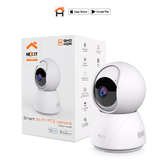 Cámara inteligente Nexxt NHC-IP11, Motorizada PTZ, Paquete de 2