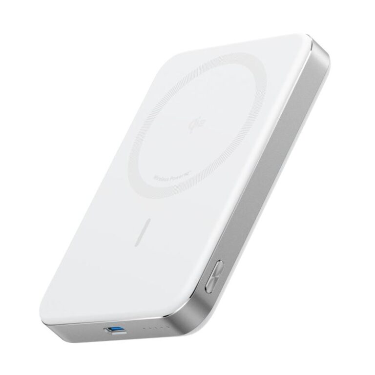 Power Bank Anker MagGo 10,000 mAh, Inalámbrico Magnético, Blanco