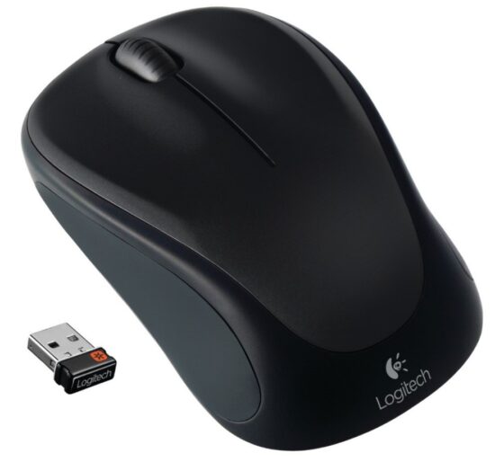 Logitech M317, Inalámbrico, 2.4 GHz, Negro