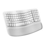 Logitech Wave keys, Membrana, Cableado USB, Español, Blanco