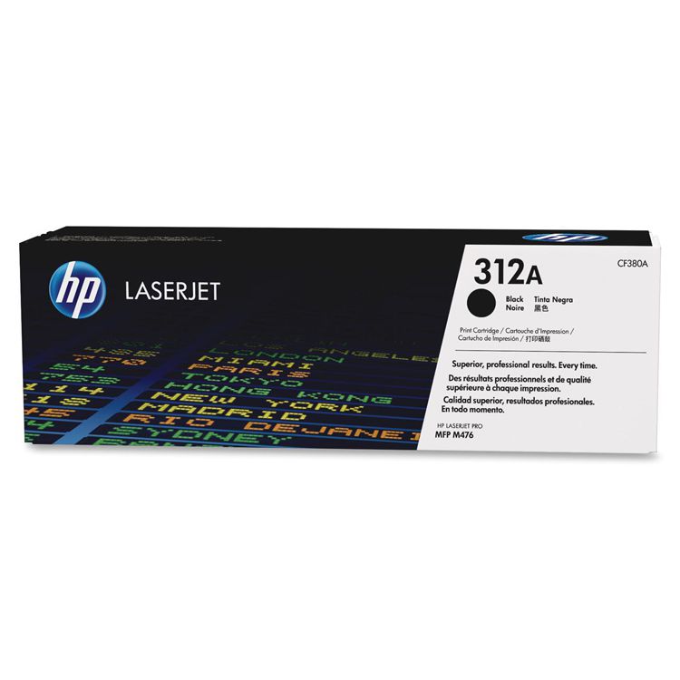 HP 312A, Tóner, Negro, Original
