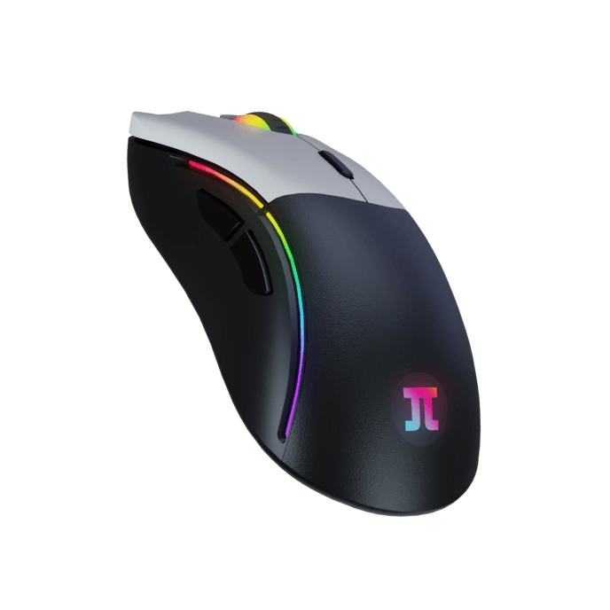 Primus Gaming Gladius DM10, 10000 DPI, Inalámbrico 2.4GHz / Cableado USB (dual), 6 botones, Negro