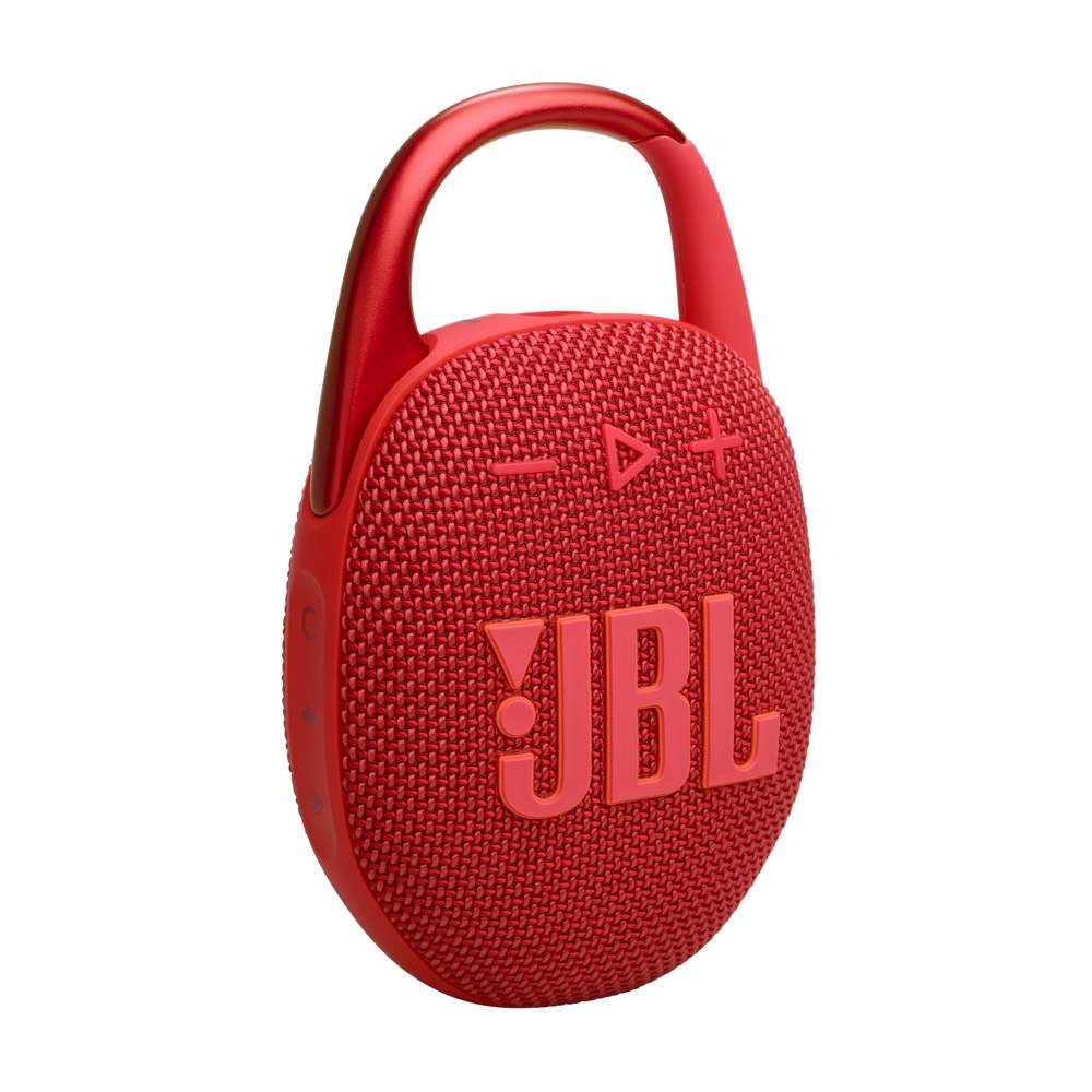 Bocina JBL Clip 5, Portátil, Bluetooth, 7W, Rojo