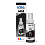 Epson T664, Botella de tinta (recarga), Negro