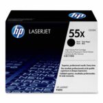 HP 55X, Tóner, Negro, Alto rendimiento (XL), Original