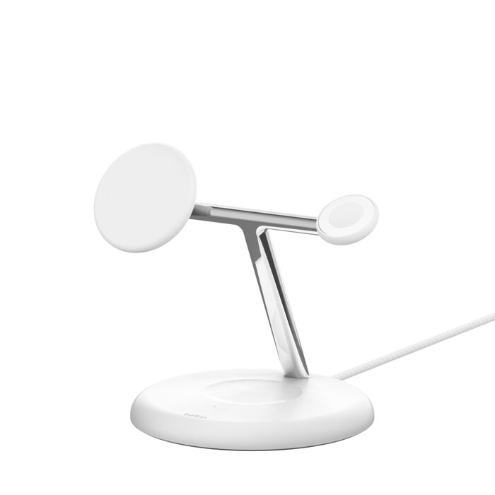 Cargador Belkin Qi2 15W, Base 3 en 1, Universal