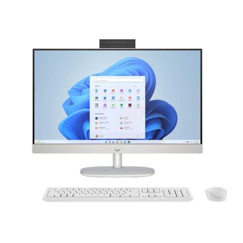 HP All-in-One 23.8", AMD Ryzen 5 7520U, 16GB RAM, 512GB HDD, 23.8" FHD
