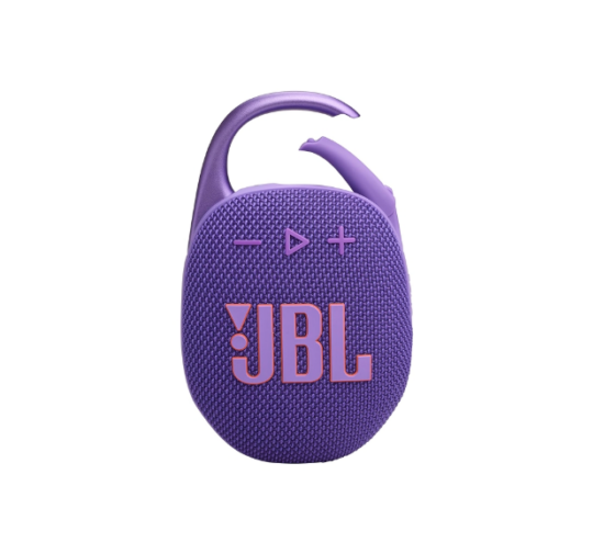 Bocina JBL Clip 5, Portátil, Bluetooth, 7W, Morado