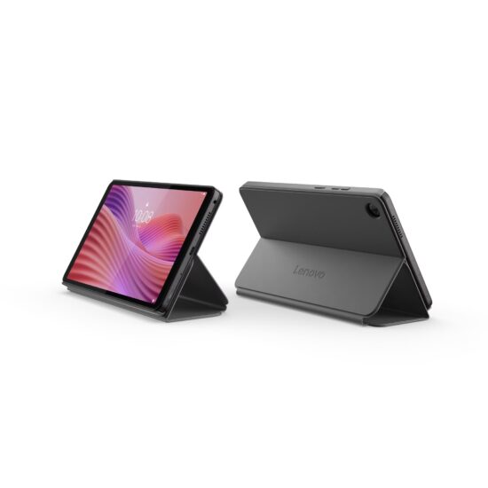 Tablet Lenovo Tab One 8.7", LTE, Android 14, Helio G85, 4GB, 128GB, incluye Folio Case