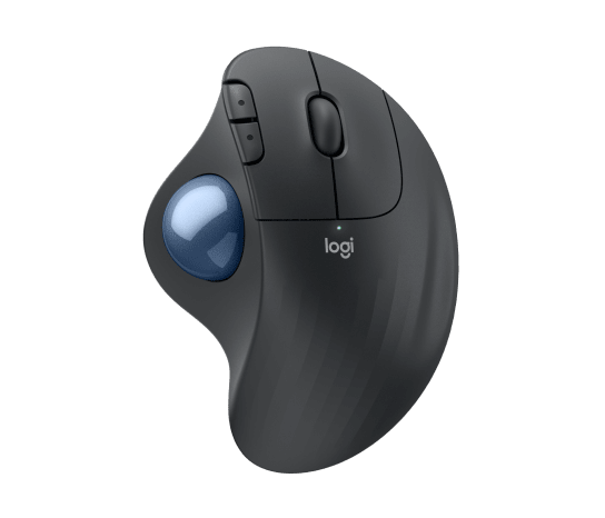 Mouse Logitech ERGO M575S, Trackball Inalámbrico, Bluetooth/Unifying, 2000 DPI, Negro
