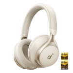 Audífonos Soundcore Space One, Cancelación de Ruido Adaptativa, Hi-Res LDAC, Blanco